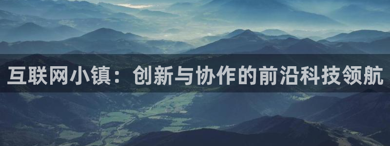 天狮娱乐经：互联网小镇：创新与